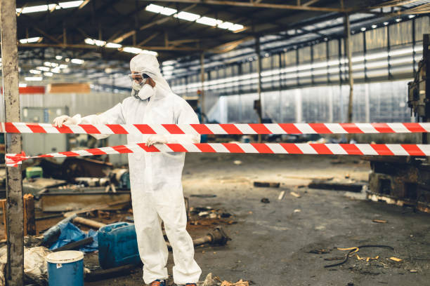 Professional Odor Removal technician working in Waco, TX